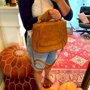 Urban expressions faux leather cowboy crossbody bag purse